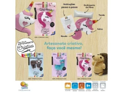 LIVRO DE ARTESANATO CRIATIVO UNICORNIO