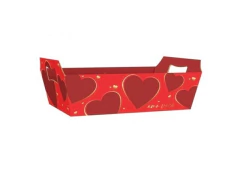 BANDEJA VINTAGE ETERNO AMOR STAMPING 32CMX23CMX10CM UNID