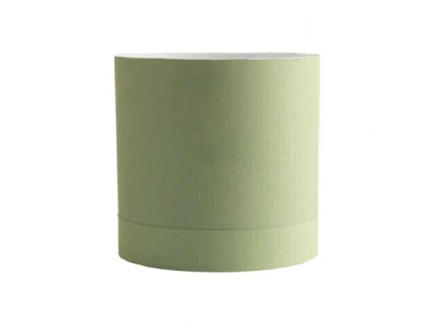 CACHEPOT ACRILICO REDONDO LISO 15CMX15CM VERDE