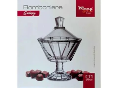 BOMBONIERE DE VIDRO C PE E TAMPA GALAXY 21X16CM0 WINCY - comprar online