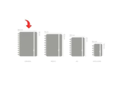 CADERNO INTELIGENTE JASPER GRANDE 21,5X28CM 80FLS