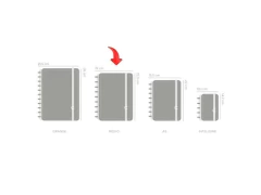 CADERNO INTELIGENTE JASPER MEDIO 190X255CM 80FLS - comprar online