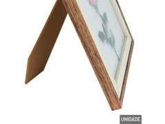 PORTA RETRADO 15X20 DE MADEIRA DUAL COLOR - Papelaria Visão