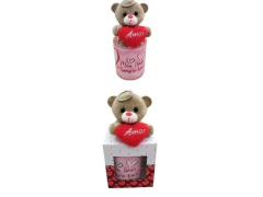 KIT DE CANECA 325ML E PELUCIA NA CAIXA MODELOS SORTIDOS - comprar online