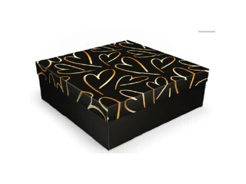 CAIXA PRESENTE 27X27X9CM ESTAMPA INTENSE MM399 A UNIDADE