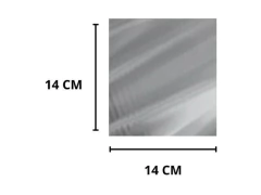 FOLHAS DECORATIVAS OURO 14X14CM COM 25FLS na internet