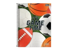 CADERNO DE 16 MATERIAS VIBE MASCULINO 256FLS CAPAS SORTIDAS - comprar online