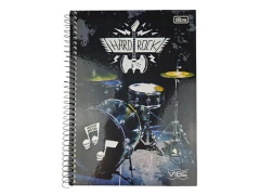 CADERNO DE 20 MATERIAS VIBE MASCULINO 320FLS CAPAS SORTIDAS na internet