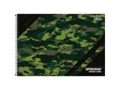 CADERNO DE CARTOGRAFIA E DESENHO STRONG 80FLS CAPA SORTIDA - comprar online
