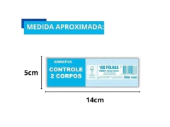 Imagem do BLOCO DE CONTROLE 2 CORPOS 001/10000 100FLS 140X50