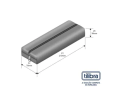 ESTOJO FLAT ACADEMIE AZUL TILIBRA 21X7X3CM - loja online