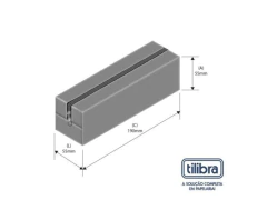 ESTOJO MEDIO ACADEMIE CINZA TILIBRA 19X5,5X5,5CM - loja online