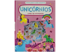 LIVRO INFANTIL AVENTURAS C ADESIVOS LIVRO DE ATIVID UNICORNIOS