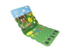 LIVRO INFANTIL COM ADESIVOS FOFINHOS JARDIM - Papelaria Visão