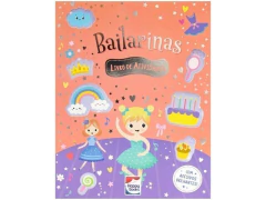 LIVRO INFANTIL MEU LIVRO DE ADESIVOS BRILHANTES BAILARINAS