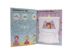 LIVRO INFANTIL MEU LIVRO DE ADESIVOS BRILHANTES PRINCESAS - Papelaria Visão