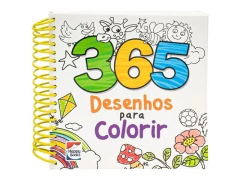 LIVRO DE COLORIR 365 DESENHOS CAPA BRANCA