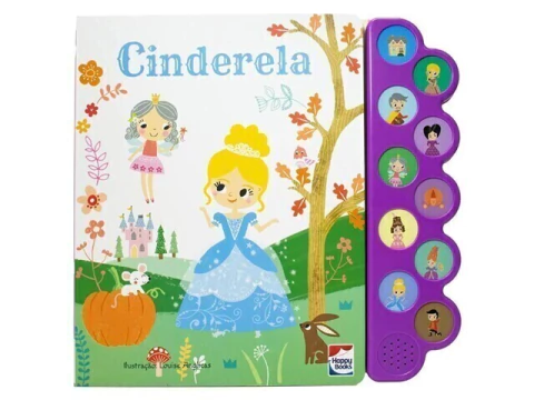 LIVRO INFANTIL ENCANTOS SONOROS CINDERELA