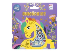 LIVRO INFANTIL COM ADESIVOS FOFINHOS UNICORNIOS