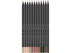 LAPIS DE 12 CORES SUPERSOFT TONS DE PELE FABER CASTELL - comprar online