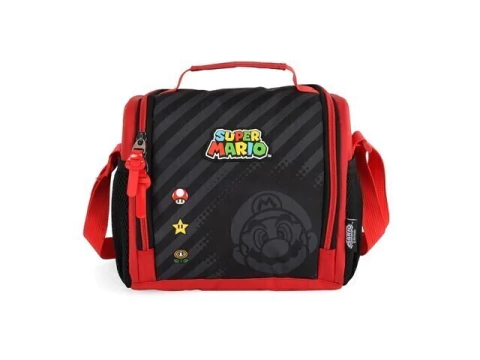 LANCHEIRA TERMICA INFANTIL MARIO BROS VERMELHO