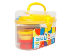 KIT MASSA DE MODELAR JOY MALETA 8 CORES+15 MOLDES LEO&LEO na internet
