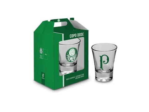 COPO DOSE INDIVIDUAL TIMES 60ML PALMEIRAS