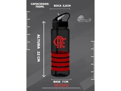 GARRAFA PLASTICA 750ML TIMES FLAMENGO CRF na internet