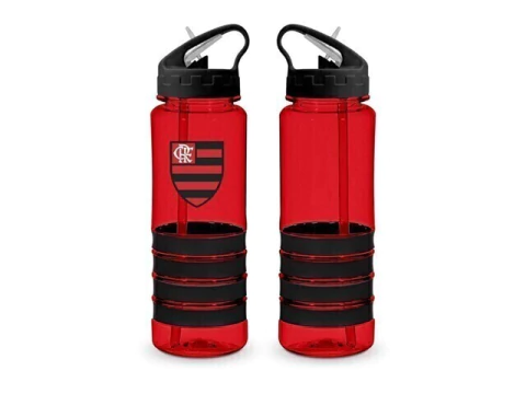 GARRAFA PLASTICA 750ML TIMES FLAMENGO ESCUDO