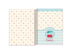 CADERNO DE 1 MATERIA ESPIRAL CD AMARENA 80FLS - loja online