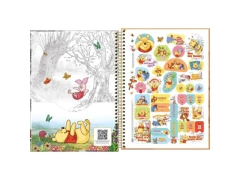 CADERNO DE 10 MAT CONNECT POOH CORE 160FLS CAPAS SORTIDAS - loja online
