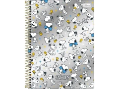 CADERNO DE 10 MATERIAS SNOOPY CORE 160FLS CAPAS SORTIDAS na internet