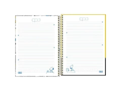 CADERNO DE 10 MATERIAS SNOOPY CORE 160FLS CAPAS SORTIDAS