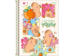 CADERNO DE 20 MATERIAS CAPYCLUB 320FLS CAPAS SORTIDAS