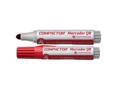 MARCADOR QUADRO BRANCO VERMELHO COMPACTOR na internet