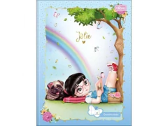 CADERNO BROCHURAO QUADRICULADO JOLIE 40FLS 1X1 CD