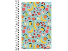 CADERNETA ESPIRAL CD 1/4 D+ 96FLS CAPAS SORTIDAS - comprar online
