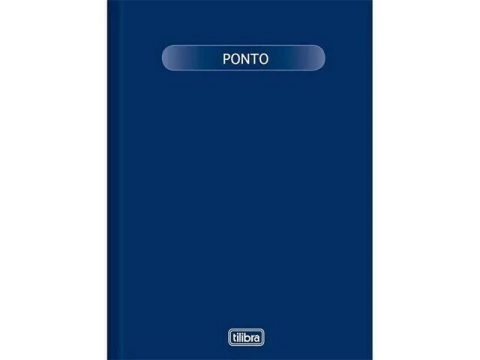 LIVRO DE PONTO PEQUENO 160FLS 2 ASSINATURAS 15,3X21,6CM