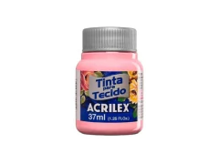 TINTA DE TECIDO FOSCA ROSA CHA ACRILEX 37 ML 2598 - comprar online