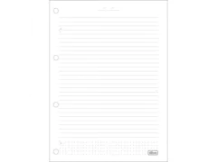Imagem do REFIL BLOCO DE FICHARIO CADERNO ARGOLADO UNIVERS CAPRICHO 80FLS