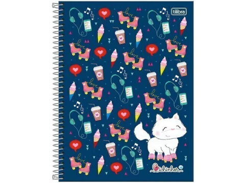 CADERNO DE 10 MATERIAS 200F BICHINHOS CAPA SORTIDAS na internet