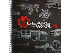 Imagem do CADERNO DE 01 MATERIA 96F GEARS OF WAR CAPA SORTIDAS