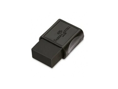 BORRACHA COM CINTA PLASTICA FABER BLACK na internet