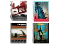 CADERNO DE 01 MATERIA 96F NICOBOCO MASC SD CAPA SORTIDAS - comprar online