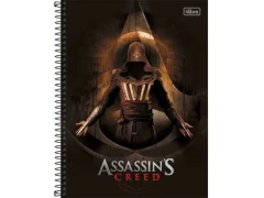 CADERNO DE 10 MATERIAS 200F ASSASSINS CREED CAPA SORTIDAS - Papelaria Visão