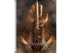 CADERNO DE 10 MATERIAS 200F ASSASSINS CREED CAPA SORTIDAS - loja online