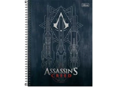 Imagem do CADERNO DE 10 MATERIAS 200F ASSASSINS CREED CAPA SORTIDAS