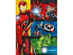 CADERNO BROCHURAO CALIGRAFIA AVENGERS 40FLS - comprar online