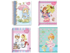 CADERNO DE 01 MATERIA 96F PRECIOSUS MOMENTS CAPA SORTIDAS