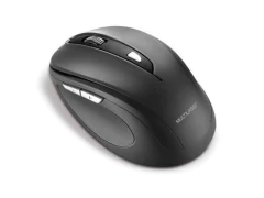 MOUSE SEM FIO USB 2.4 GHZ COMFORT 6 BOTOES PRETO - comprar online